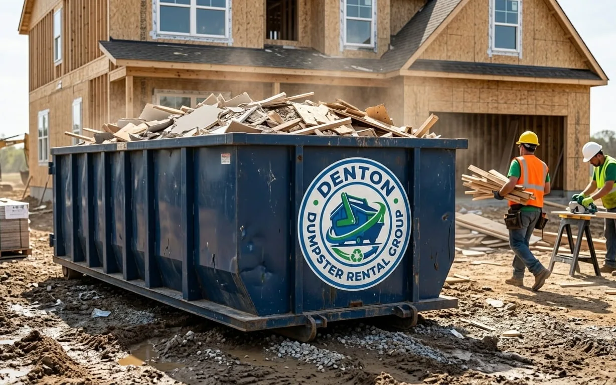 Construction Dumpster Rental in Denton TX