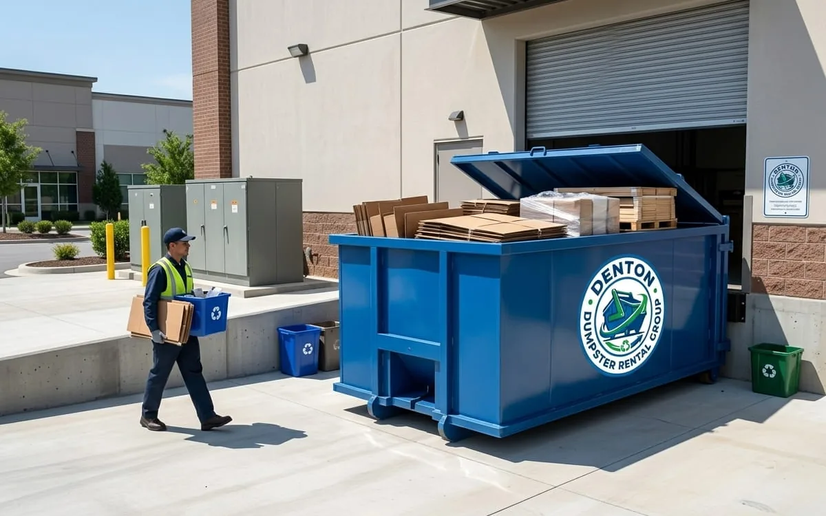 Dumpster rental in Flower Mound TX Roll-off dumpster rental serving Flower Mound, TX