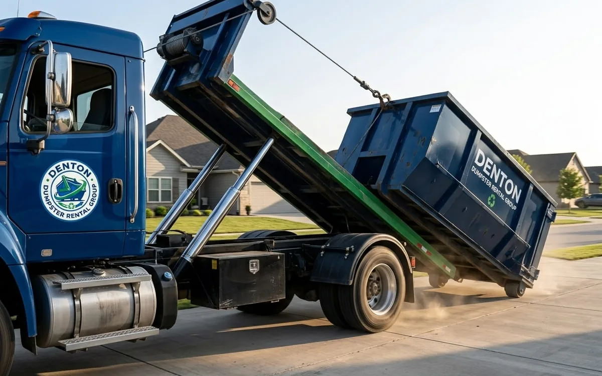 Roofing Dumpster Rental in Denton TX